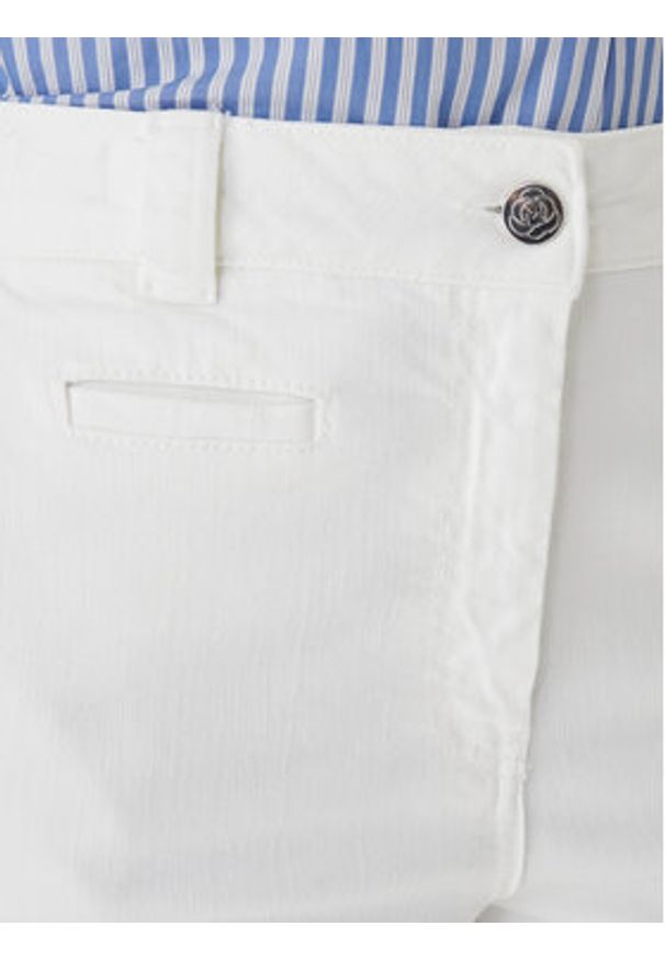 Marella Jeansy Esodo 2613131034 Biały Flare Fit. Kolor: biały