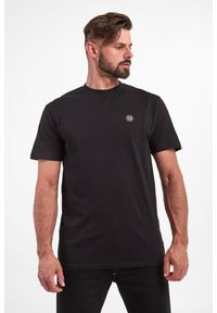 Philipp Plein - T-shirt PHILIPP PLEIN. Materiał: bawełna, skóra. Długość rękawa: krótki rękaw. Długość: krótkie. Wzór: aplikacja #3