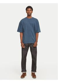 Jack & Jones - Jack&Jones T-Shirt Charge 12268270 Niebieski Oversize. Kolor: niebieski. Materiał: bawełna