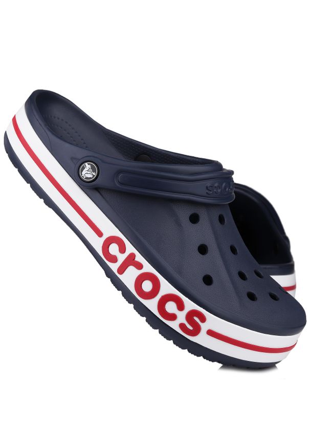 Chodaki klapki sandały sportowe basenowe Crocs CROCBAND. Kolor: biały, czerwony, wielokolorowy, niebieski