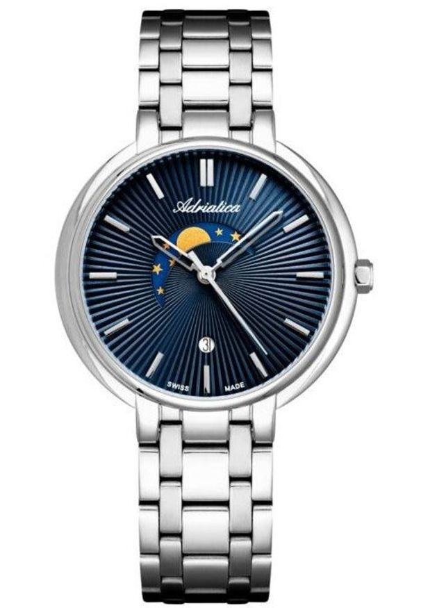 Zegarek damski Adriatica A3835.5115Q srebrny. Kolor: srebrny
