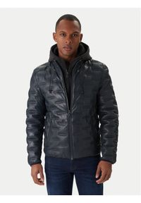 Milestone Kurtka skórzana MS Alonso 5310196 0715 Czarny Regular Fit. Kolor: czarny. Materiał: skóra