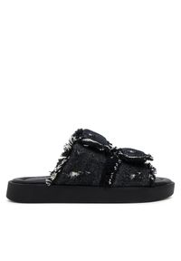 Klapki Inuikii. Kolor: czarny. Materiał: jeans #1