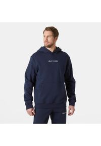 Bluza z kapturem Helly Hansen Fleece. Typ kołnierza: kaptur. Kolor: niebieski. Materiał: bawełna
