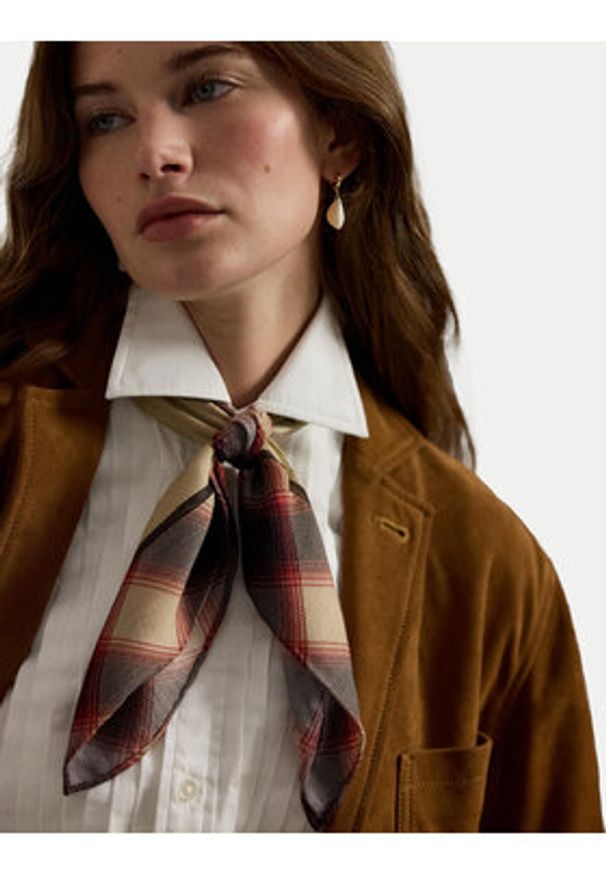 Polo Ralph Lauren Apaszka 455P04665001 Beżowy. Kolor: beżowy. Materiał: wełna