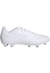 Adidas - Buty piłkarskie adidas Copa Pure.3 Fg HQ8943 białe. Kolor: biały. Materiał: skóra. Szerokość cholewki: normalna. Sport: piłka nożna #2