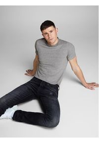 Jack & Jones - Jack&Jones T-Shirt Basic 12058529 Szary Stretch Fit. Kolor: szary. Materiał: bawełna #3