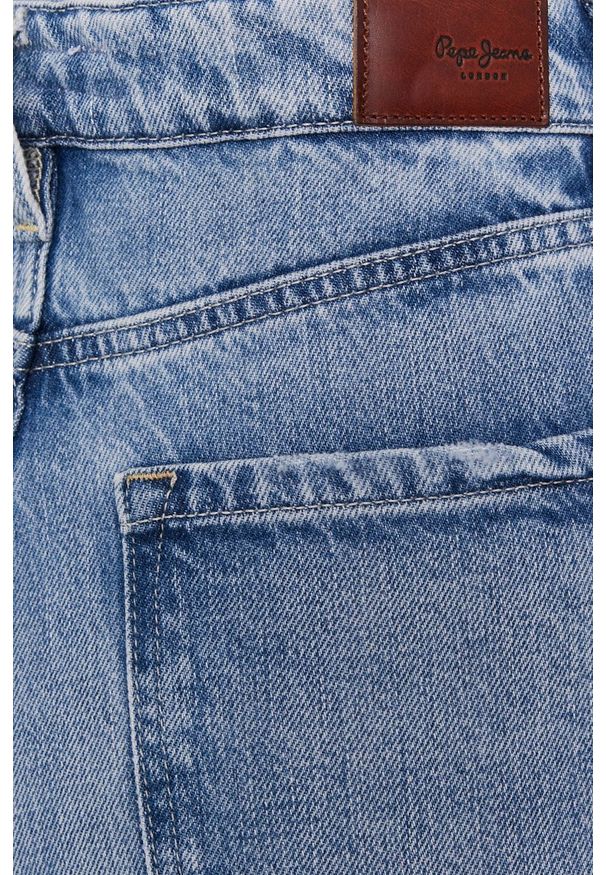 Pepe Jeans Jeansy damskie high waist. Stan: podwyższony. Kolor: niebieski. Styl: vintage