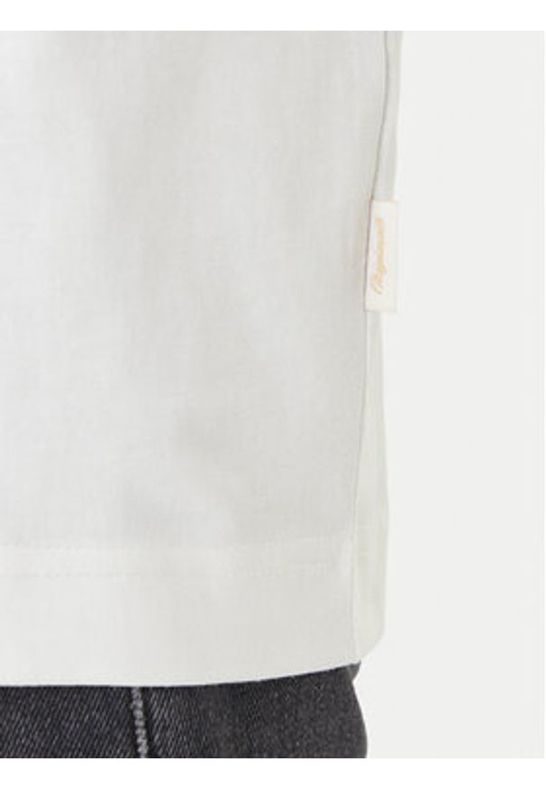 Jack & Jones T-Shirt Niagara 12293422 Écru Regular Fit. Materiał: bawełna