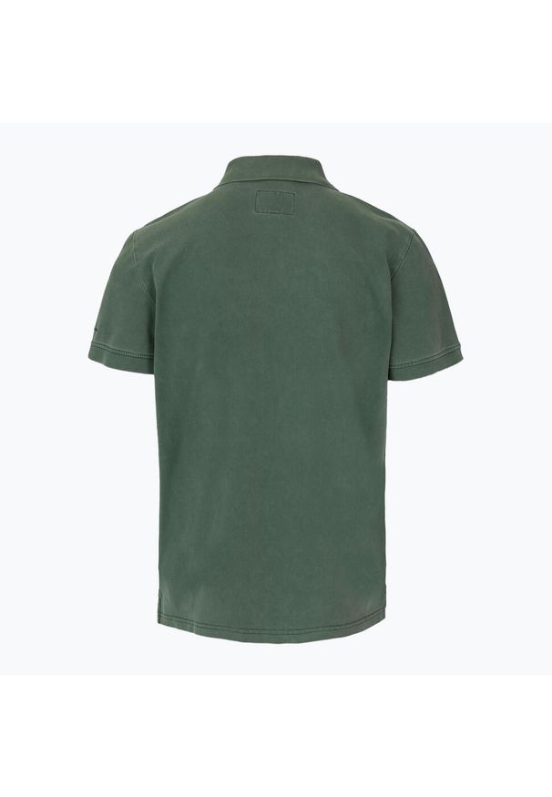 PITBULL - Koszulka polo męska Pitbull Washed Polo. Typ kołnierza: polo. Kolor: zielony