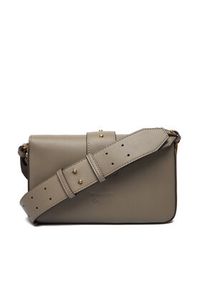 Pinko - PINKO Torebka Love One Mini Slouchy Fl Al 25-26 104340 A0QO Szary. Kolor: szary. Materiał: skórzane #6