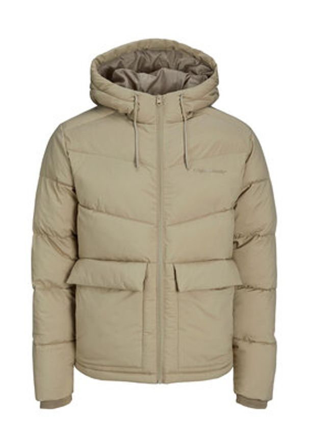 Jack & Jones - Jack&Jones Kurtka zimowa 12238849 Beżowy Regular Fit. Kolor: beżowy. Materiał: syntetyk. Sezon: zima