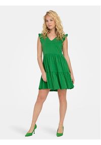 only - ONLY Sukienka letnia May 15226992 Zielony Regular Fit. Kolor: zielony. Materiał: bawełna. Sezon: lato #4