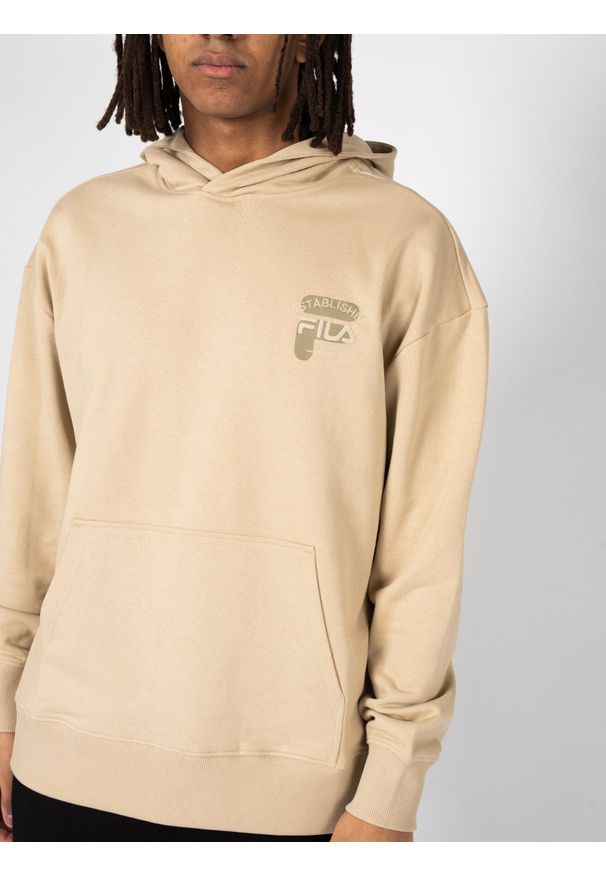 Fila Bluza "Baar" | FAM0333 | Mężczyzna | Brązowy. Typ kołnierza: kaptur. Kolor: brązowy. Materiał: bawełna