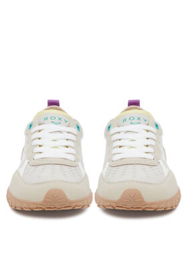 Roxy Sneakersy V12-920 Beżowy. Kolor: beżowy. Materiał: materiał, syntetyk