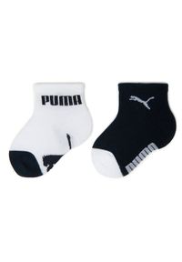 Puma Zestaw 2 par wysokich skarpet dziecięcych Baby Mini Cats Lifestyle Sock 2P 935478 Granatowy. Kolor: niebieski. Materiał: materiał, bawełna #1