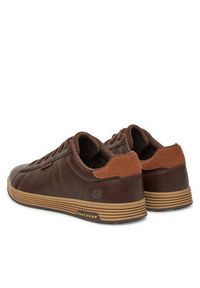 skechers - Skechers Sneakersy Cavell-Hensley 210946/CHOC Brązowy. Kolor: brązowy. Materiał: skóra #4