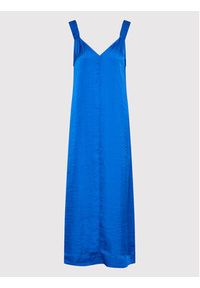 DKNY Sukienka codzienna P2DBTN10 Niebieski Regular Fit. Okazja: na co dzień. Kolor: niebieski. Materiał: syntetyk. Typ sukienki: proste. Styl: casual #5