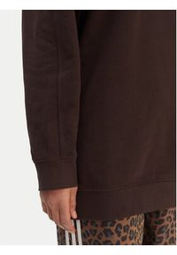 Adidas - adidas Bluza Essentials KD9120 Brązowy Oversize. Kolor: brązowy. Materiał: bawełna #2