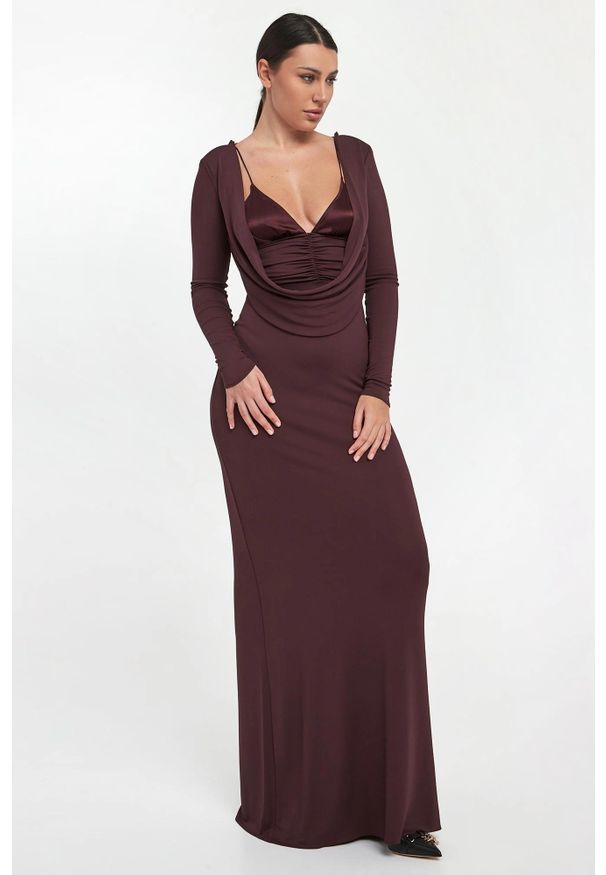 Elisabetta Franchi - Sukienka wieczorowa maxi ELISABETTA FRANCHI. Styl: wizytowy. Długość: maxi