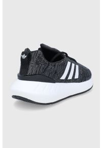 adidas Originals buty Swift Run GW8176 kolor czarny. Nosek buta: okrągły. Zapięcie: sznurówki. Kolor: czarny. Materiał: materiał, guma. Sport: bieganie #4