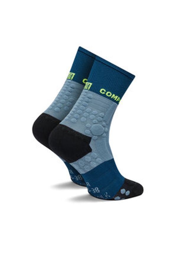 Compressport Skarpety wysokie unisex Pro Racing Socks Winter Trail SCRU2045 Niebieski. Kolor: niebieski. Materiał: materiał