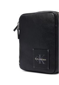 Calvin Klein Saszetka Bold Pebble Simple Reporter LV04D3623G Czarny. Kolor: czarny. Materiał: skóra #2