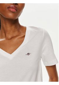 GANT - Gant T-Shirt Shield 4200750 Biały Regular Fit. Kolor: biały. Materiał: bawełna #3