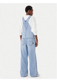 G-Star RAW - G-Star Raw Ogrodniczki D24398-D536 Niebieski Straight Fit. Kolor: niebieski #4