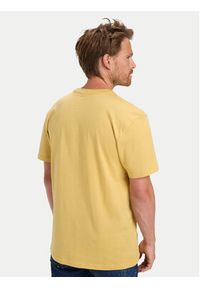 Quiksilver T-Shirt EQYZT07711 Beżowy Regular Fit. Kolor: beżowy. Materiał: bawełna #3