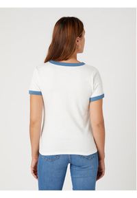 Wrangler T-Shirt Ringer W7N0EEW02 112331996 112331996 Biały Regular Fit. Kolor: biały. Materiał: bawełna