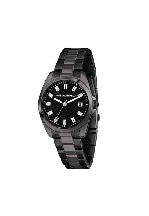Karl Lagerfeld - KARL LAGERFELD Zegarek R0553101513 Czarny. Kolor: czarny