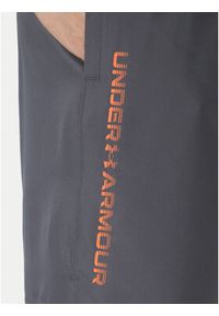 Under Armour Szorty sportowe Ua Woven Wdmk Shorts 1383356 Szary Loose Fit. Kolor: szary. Materiał: syntetyk