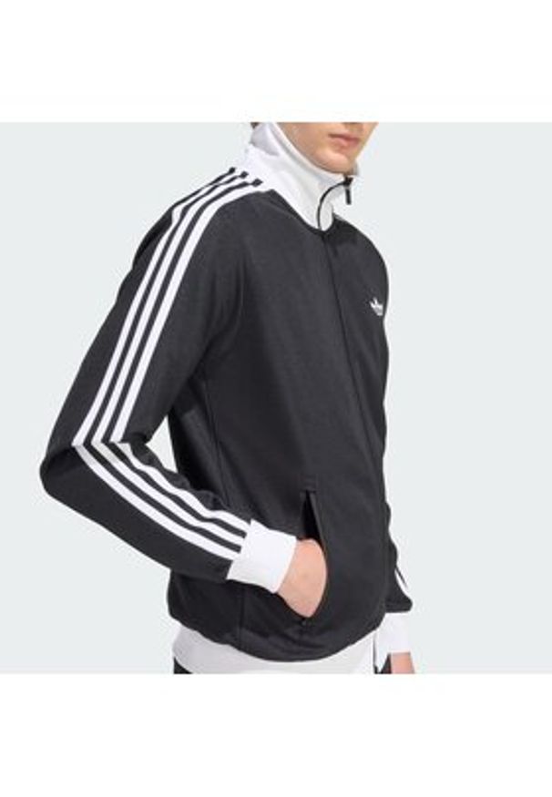 Adidas - adidas Bluza adicolor Classic KE3527 Czarny Slim Fit. Kolor: czarny. Materiał: bawełna