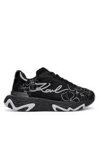 Karl Lagerfeld - KARL LAGERFELD Sneakersy KL62409 Czarny. Kolor: czarny. Materiał: materiał #1
