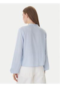 only - ONLY Bluzka Lennyo 15366732 Błękitny Regular Fit. Kolor: niebieski. Materiał: wiskoza #4
