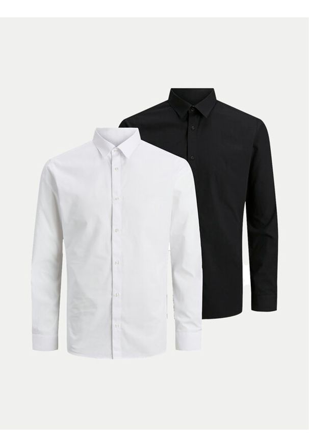 Jack & Jones Komplet koszul Joe 12182995 Kolorowy Slim Fit. Materiał: bawełna. Wzór: kolorowy