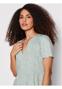 only - ONLY Sukienka codzienna Zally 15262674 Zielony Relaxed Fit. Okazja: na co dzień. Kolor: zielony. Materiał: wiskoza. Typ sukienki: proste. Styl: casual #4