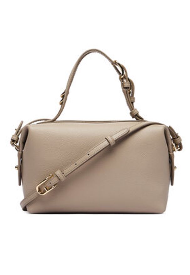 Furla Torebka Double Mini WE00870 BX3036 KH 4488S Beżowy. Kolor: beżowy. Materiał: skórzane