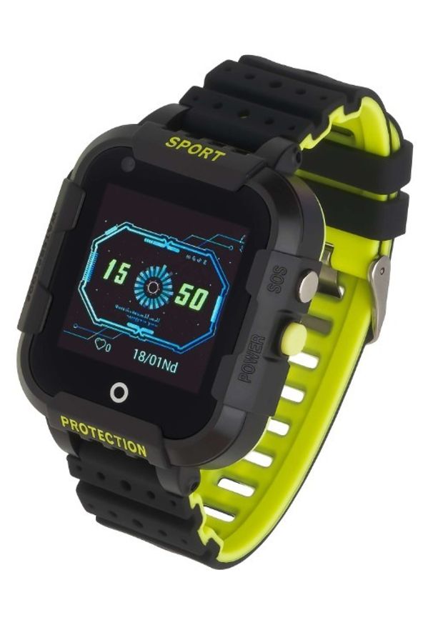 GARETT - Smartwatch Garett Kids 4G Czarny. Rodzaj zegarka: smartwatch. Kolor: czarny. Styl: klasyczny, wakacyjny