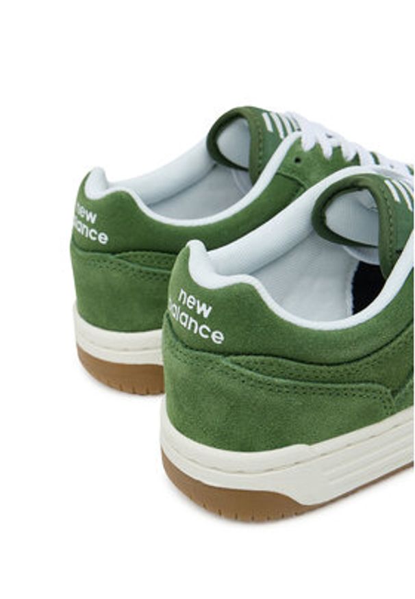 New Balance Sneakersy GSB480SA Zielony. Kolor: zielony. Materiał: skóra, zamsz