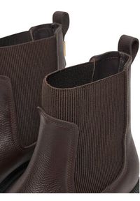 TOMMY HILFIGER - Tommy Hilfiger Sztyblety FW0FW08771 Brązowy. Kolor: brązowy. Materiał: skóra #6