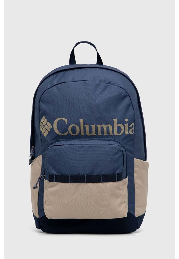 columbia - Columbia plecak kolor granatowy duży wzorzysty. Kolor: niebieski