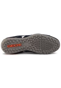 Geox Półbuty U Snake L U4207L 02214 C4002 Granatowy. Kolor: niebieski. Materiał: zamsz, skóra #6