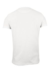 Biały T-Shirt (Koszulka) z Kieszonką, Bez Nadruku - Brave Soul, Męski, 100% Bawełna. Okazja: na co dzień. Kolor: biały. Materiał: bawełna. Sezon: lato, wiosna. Styl: casual