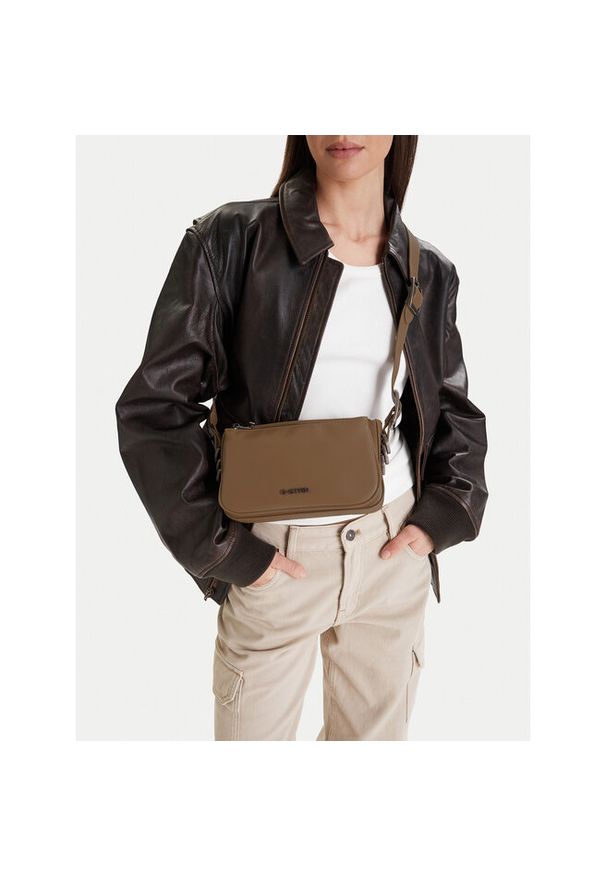 G-Star RAW - Torebka G-Star Raw. Kolor: beżowy