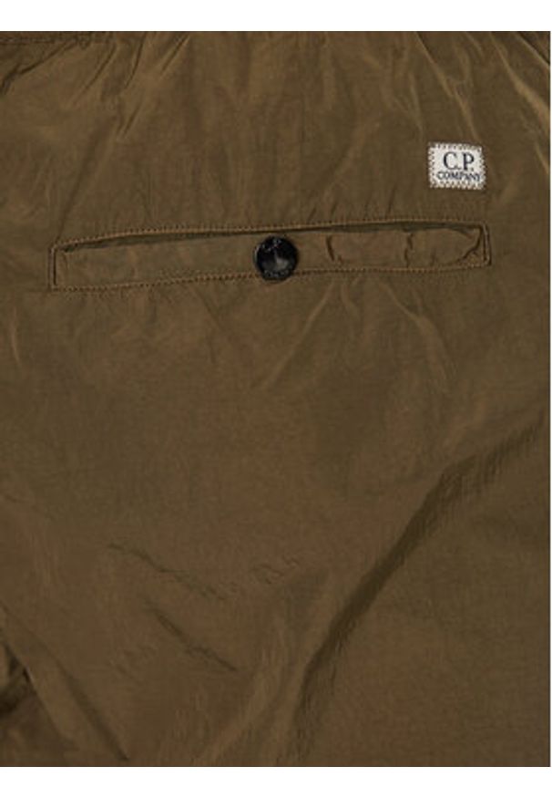 C.P. Company Spodnie materiałowe 18CMPA063A005904G Zielony Regular Fit. Kolor: zielony. Materiał: syntetyk