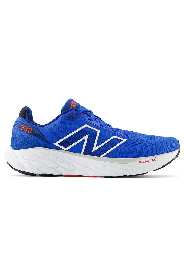 Buty męskie New Balance Fresh Foam X 880v14 M880L14 – niebieskie. Okazja: na co dzień. Kolor: niebieski. Materiał: guma, materiał, syntetyk. Szerokość cholewki: normalna. Sport: fitness