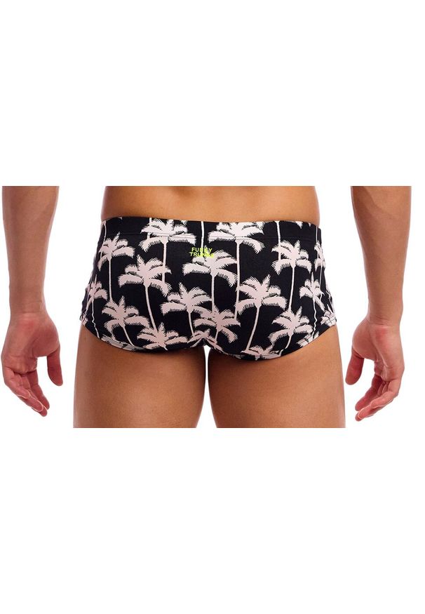 FUNKY TRUNKS - Kąpielówki Funky Trunks Palm Night - trunki męskie. Kolor: czarny