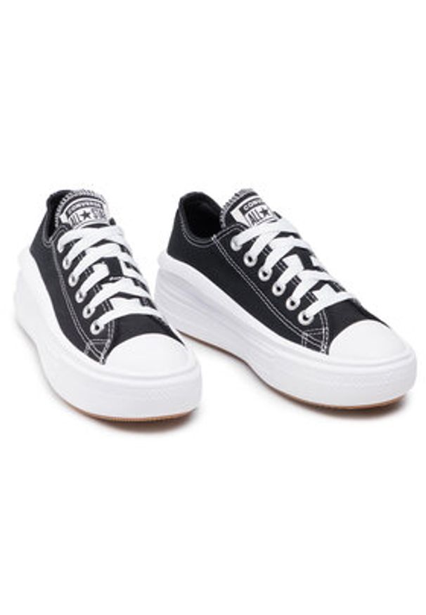 Converse Trampki Ctas Move Ox 570256C Czarny. Kolor: czarny. Materiał: materiał